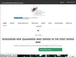 Sites similar to fieldsofremembrance.org.nz