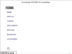 Sites similar to fiendshop.com