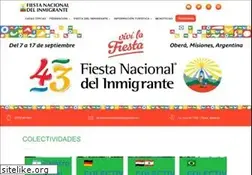 Sites similar to fiestadelinmigrante.com.ar