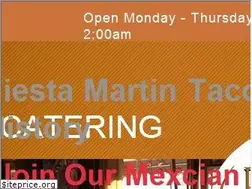 Sites similar to fiestamartintacos.net