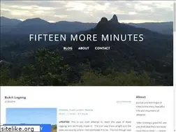 Sites similar to fifteenmoremins.com