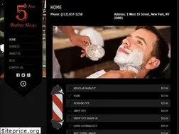 Sites similar to fifthavebarbershop.com