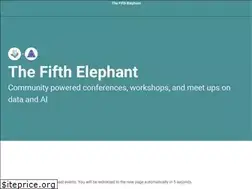 Sites similar to fifthelephant.in