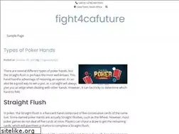 Sites similar to fight4cafuture.com