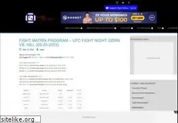 Sites similar to fightmatrix.com