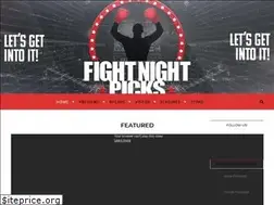 Sites similar to fightnightpicks.com