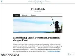 Sites similar to fiiexcel.wordpress.com