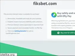 Sites similar to fiksbet.com