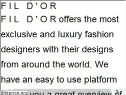 Sites similar to fil-dor.com