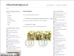 Sites similar to filateliareligiosa.it