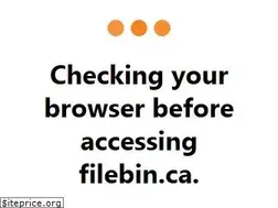 Sites similar to filebin.ca