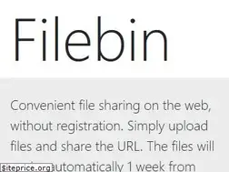 Sites similar to filebin.net