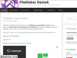 Sites similar to filemakerdestek.com