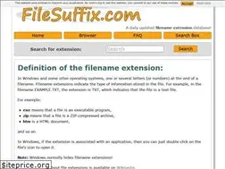 Sites similar to filesuffix.com
