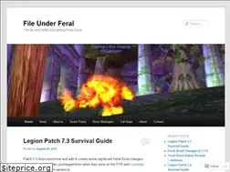Sites similar to fileunderferal.wordpress.com