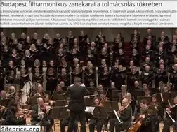 Sites similar to filharmoniabp.hu