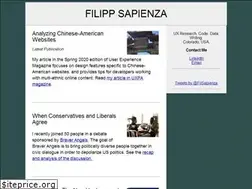 Sites similar to filippsapienza.com