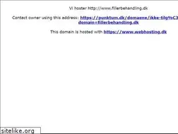 Sites similar to fillerbehandling.dk