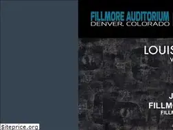 Sites similar to fillmoreauditorium.org
