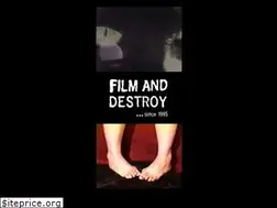 Sites similar to filmanddestroy.org
