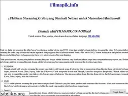 Sites similar to filmapik.info