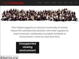 Sites similar to filmfatales.org