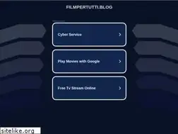 Sites similar to filmpertutti.blog