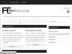 Sites similar to filmtheory.org