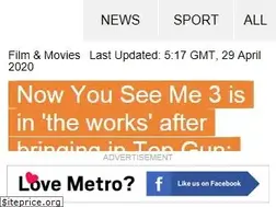 Sites similar to filmtrailers.metro.co.uk
