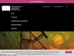 Sites similar to filmuniversitaet.de