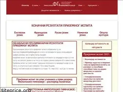 Sites similar to filoloska.edu.rs
