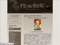 Sites similar to filosofante.org