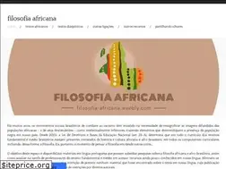 Sites similar to filosofia-africana.weebly.com