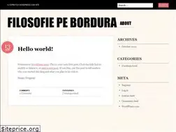 Sites similar to filosofiepebordura.wordpress.com