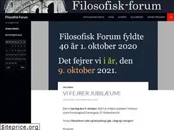 Sites similar to filosofisk-forum.dk