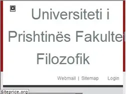 Sites similar to filozofiku.uni-pr.edu