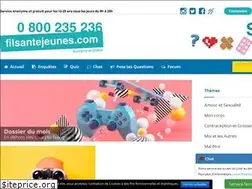Sites similar to filsantejeunes.com