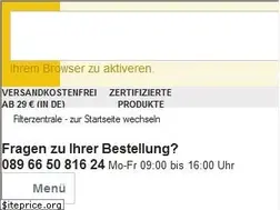 Sites similar to filterzentrale.com