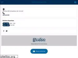Sites similar to filtrationquebec.com