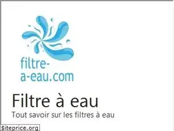 Sites similar to filtre-a-eau.com