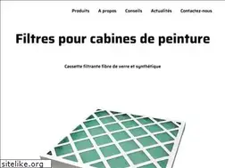 Sites similar to filtre-cabine-peinture.fr