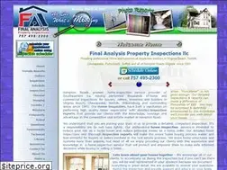 Sites similar to final-analysis.com