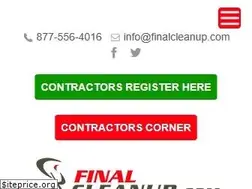 Sites similar to finalcleanup.com