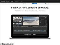 Sites similar to finalcutprokeyboardshortcuts.com