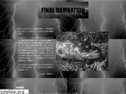 Sites similar to finaldamnation.com