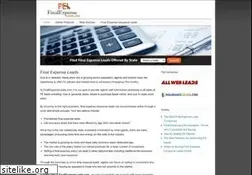 Sites similar to finalexpenseleads.com