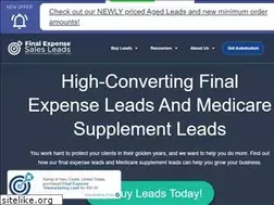 Sites similar to finalexpensesalesleads.com