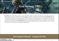 Sites similar to finalfantasy7pc.com