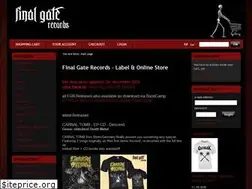 Sites similar to finalgaterecords.com