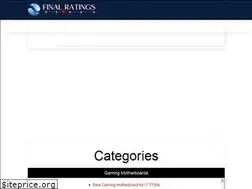 Sites similar to finalratings.com